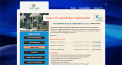 Desktop Screenshot of oaksoflakebridgeapartments.com